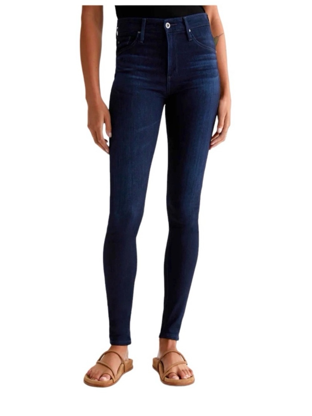 AG jeans Farrah high rise skinny jeans